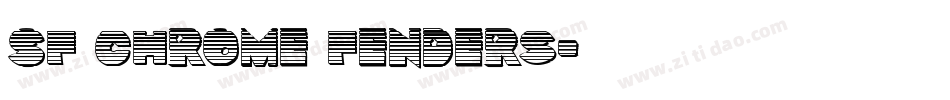 SF Chrome Fenders字体转换